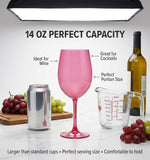 Reusable Stemmed Wine Cup – 14oz