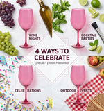Reusable Stemmed Wine Cup – 14oz