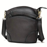 Premium Genuine Cowhide Leather Crossbody Bag