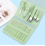 Nail Clippers Pedicure Kit – 16-Piece Grooming Set with Case