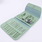 Nail Clippers Pedicure Kit – 16-Piece Grooming Set with Case