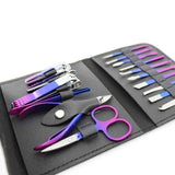 Nail Clippers Pedicure Kit – 16-Piece Grooming Set with Case