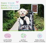 Petique 5-In-1 Pet Carrier For Dogs Cats And Small Animals Sunset Strip