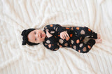 Pumpkins Black (Convertible Zip Footies)