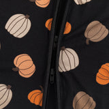 Pumpkins Black (Convertible Zip Footies)