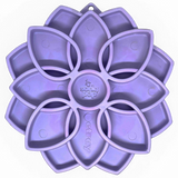 Mandala Softie eTray Shallow Slow Feeder Dog Bowl with Suction Cups | USA Made