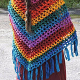 Rainbow Shawl Crochet Pattern