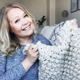 Raspberry Dreams - Knit Baby Blanket Pattern