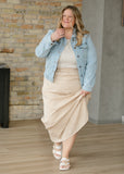 Rayne Modern Gingham Maxi Skirt