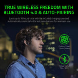Razer Hammerhead 13MM Drivers True Wireless Bluetooth Gaming Earbuds (Refurbished)