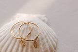 Miraculous Medal Hoop Earrings
