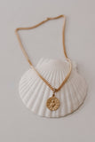 Most Sacred Heart Coin Link Necklace
