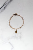Little Miraculous Medal Floral Bracelet