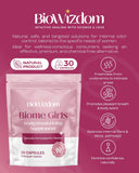 BioWizdom Biome Girls Oral Deodorant (30 caps)