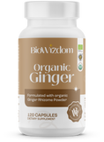BioWizdom Organic Ginger (digestive aid) 120 caps