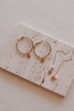 Miraculous Medal Hoop Earrings