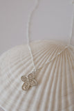 Four Way Cross Necklace in Silver
