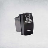Marshin Whips Illuminated Rocker Switch | Universal LED Control | On/Off Laser-Etched