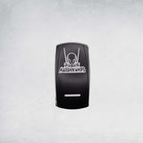 Marshin Whips Illuminated Rocker Switch | Universal LED Control | On/Off Laser-Etched