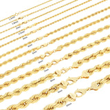 Rope Chain in Yellow Gold - 10mm
