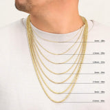 Rope Chain in Yellow Gold - 7mm
