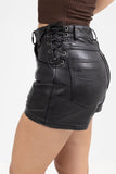 Rosa Leather Shorts