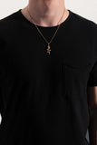 Large Rose Pendant Necklace