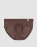 Rough Knit Low Rise Brief Dutch Cocoa