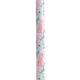 Adjustable Height Offset Handle Cane With Gel Hand Grip, Floral