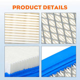 6Pcs Air Filter Lawn Mower Filters for Briggs & Stratton 491588 491588S 399959