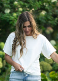 Short Sleeve White Essential Relaxed T-shirt