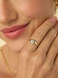 Baguette Signet Ring