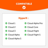 Silicone Headband Cover for HyperX Cloud Series Headphones - WC BandZ Cloud