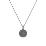 Silver Compass Necklace