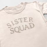 Embroidered "Sister Squad" Coordinating Sister Outfits
