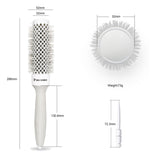 Eagle Fortress XL Ceramic + Ionic Round Hair Brush 1.26 in - Grey