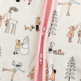 Snow Day (Convertible Zip Footies) - Pink