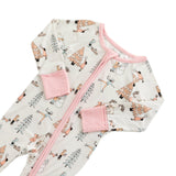 Snow Day (Convertible Zip Footies) - Pink