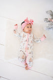 Snow Day (Convertible Zip Footies) - Pink