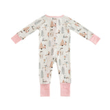 Snow Day (Convertible Zip Footies) - Pink