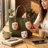 Soft Fabric Boba Keychain 3 Pack Kawaii Bag Charm Accessory