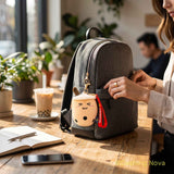 Soft Fabric Boba Keychain 3 Pack Kawaii Bag Charm Accessory
