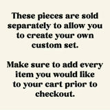 Custom Mommy and Mini Outfits | Neutral Sweatshirts With Neckline Embroidery