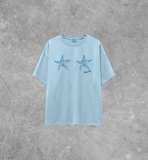 Underground Original Design: Starfish Bra, Beachin' Summer Lightweight M&O Cotton TShirt