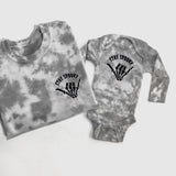 Stay Spooky Tie Dye Embroidered Matching Sweatshirts for Halloween