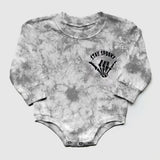 Stay Spooky Tie Dye Embroidered Matching Sweatshirts for Halloween