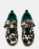 Steve Madden Wyatt Black Cow Print