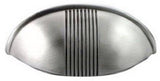 Strategic Brands 13621 2.5 in. Center to Center 3.25 in. Satin Antique Chrome Striped Pin Bull
