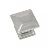 Strategic Brands 83514 Polished Nickel Poise Large Knob with Back Plate