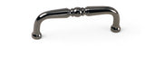 Laurey 45312 3 in. Pull Solid Brass & Black Chrome